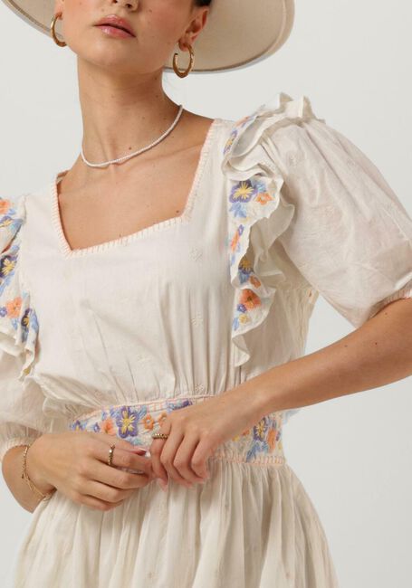 Weiße LOUIZON Maxikleid BATETTE - large