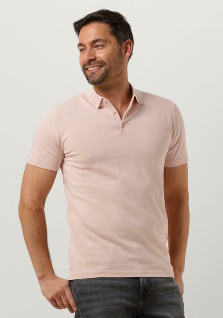 Hell-Pink DSTREZZED Polo-Shirt POLO S/S COTTON KNIT - large