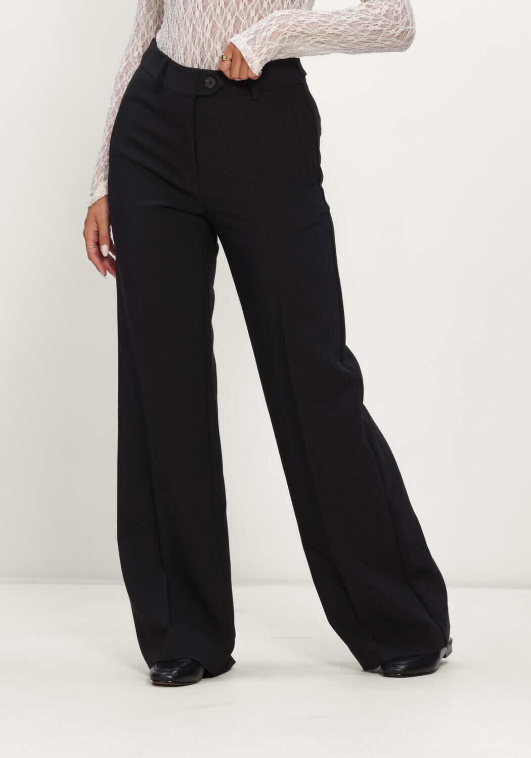 Schwarze CO'COUTURE Hose VOLACC NEW WIDE PANT - large
