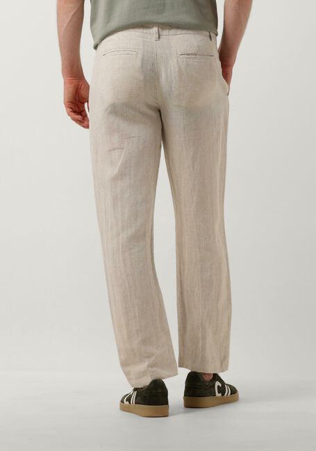Beige SELECTED HOMME Hose SLH196-STRAIGHT MADS LINEN PANT - large