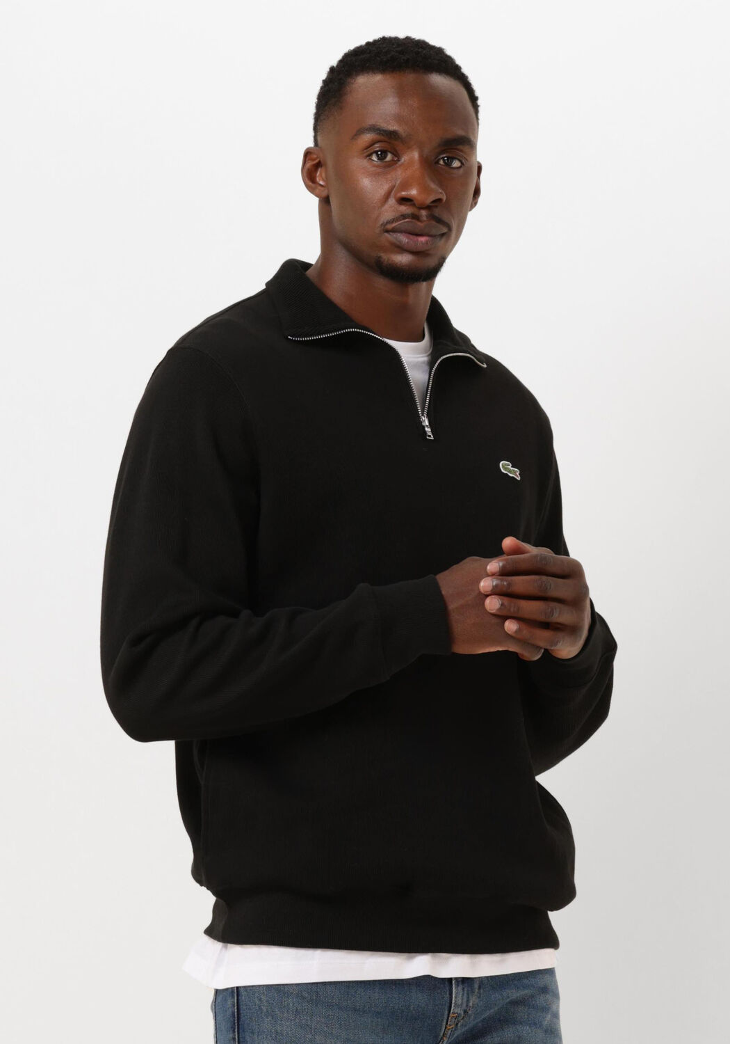 Schwarze LACOSTE Pullover 1HS1 MEN SWEATSHIRT Omoda