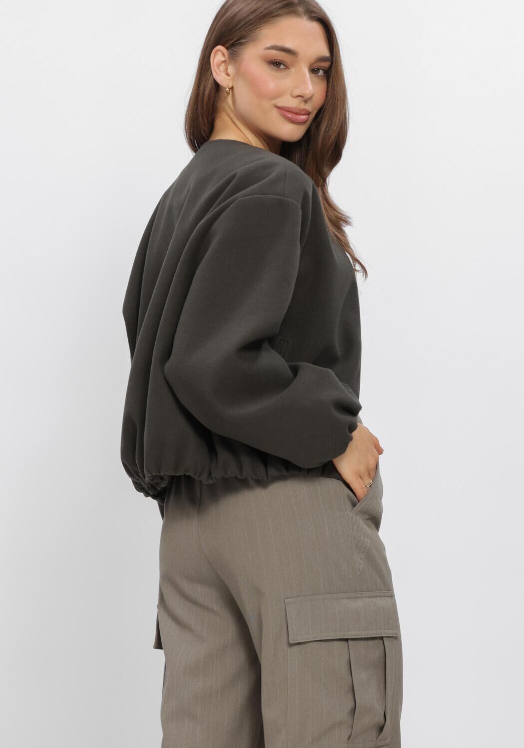 Dunkelgr&uuml;n WITHBLACK Jack WBLKENNEDY BOMBER JACKET - large