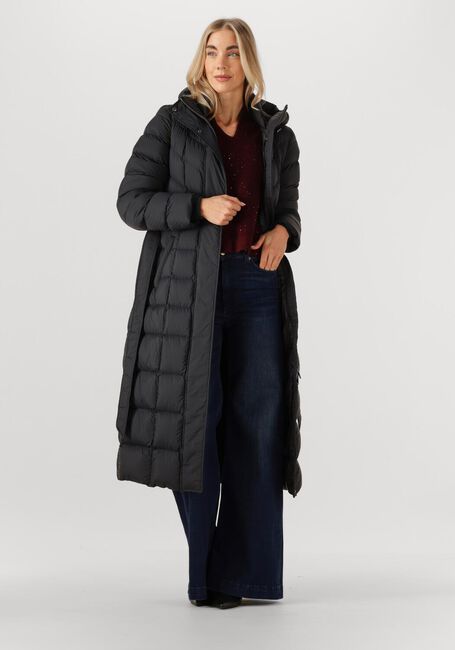 Schwarze BEAUMONT Wattierte Jack VALENTINA LONG COAT - large