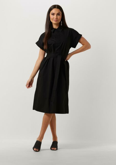 Schwarze SUNCOO Midikleid CLODIE - large