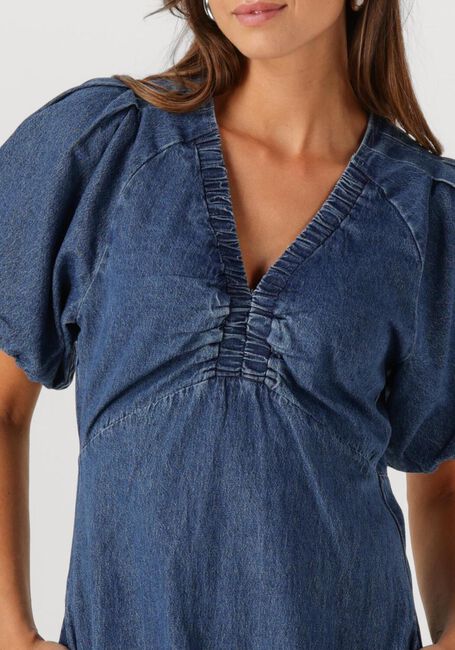 Blaue NEO NOIR Midikleid ILLANA DENIM DRESS - large