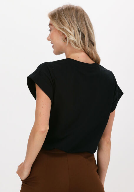 Schwarze MSCH COPENHAGEN T-shirt ALVA STD TEE - large