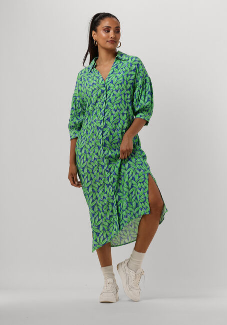 Blaue YDENCE Midikleid DRESS PALMER - large