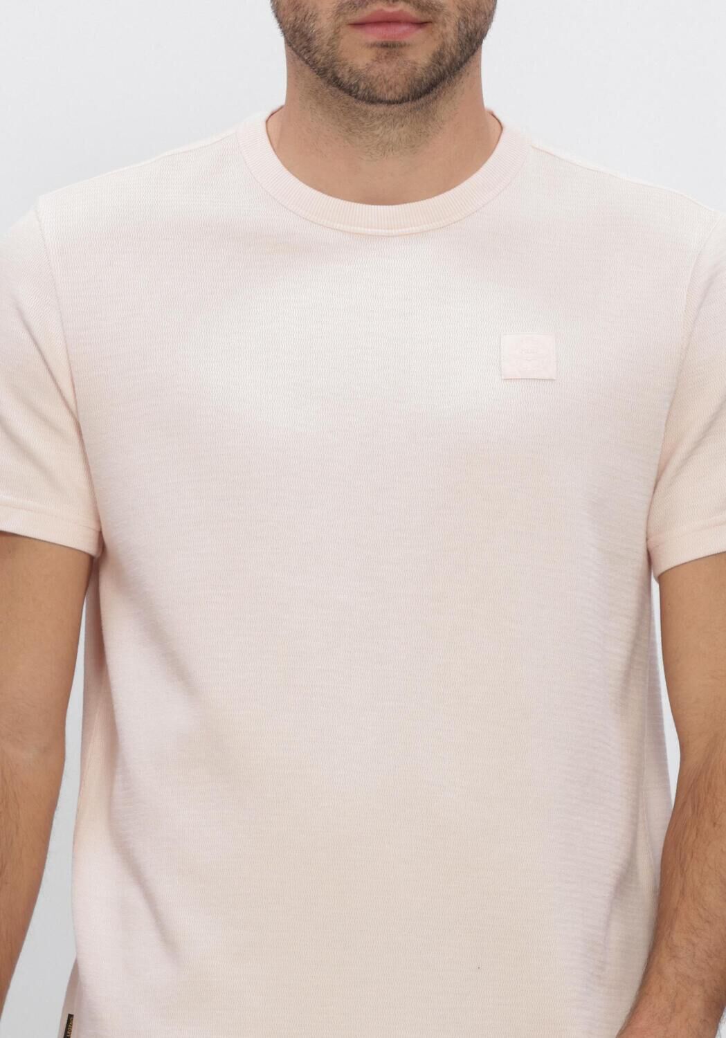 Hell-Pink PME LEGEND Polo-Shirt SHORT SLEEVE R-NECK RUSSEL JERSEY INTERLOCK - large