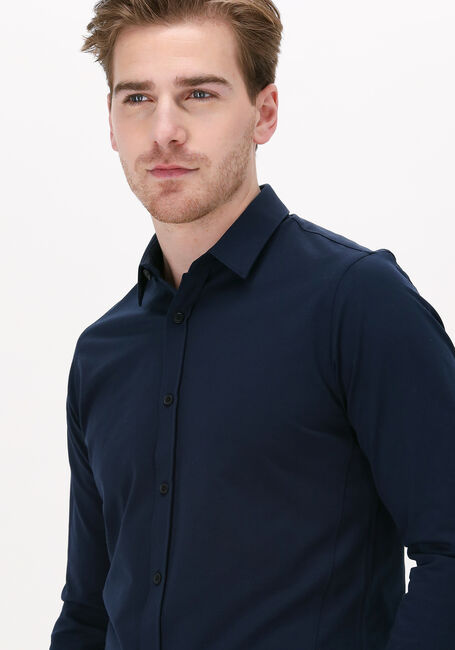 Dunkelblau CAST IRON Casual-Oberhemd LONG SLEEVE SHIRT TWILL JERSEY - large