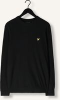 Schwarze LYLE & SCOTT Pullover LAMBSWOOL BLEND CREW NECK JUMPER Schwarze LYLE & SCOTT Pullover LAMBSWOOL BLEND CREW NECK JUMPER - medium