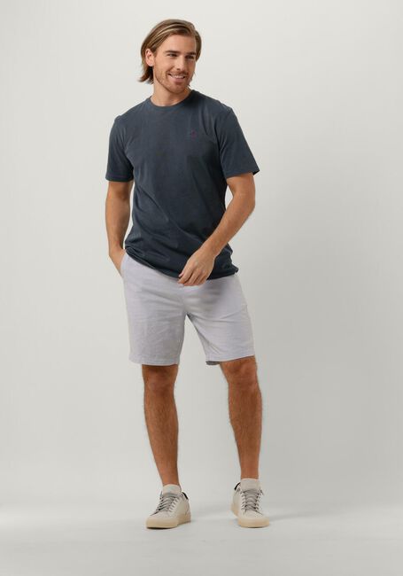 Dunkelblau SCOTCH & SODA T-shirt GARMENT DYE LOGO EMBROIDERY TEE - large