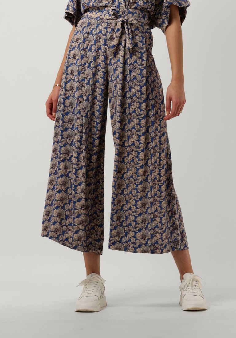 blaue by-bar weite hose wanda tropico pant