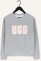 Graue UGG Sweatshirt W MADELINE FUZZY LOGO CREWNECK Graue UGG Sweatshirt W MADELINE FUZZY LOGO CREWNECK - medium