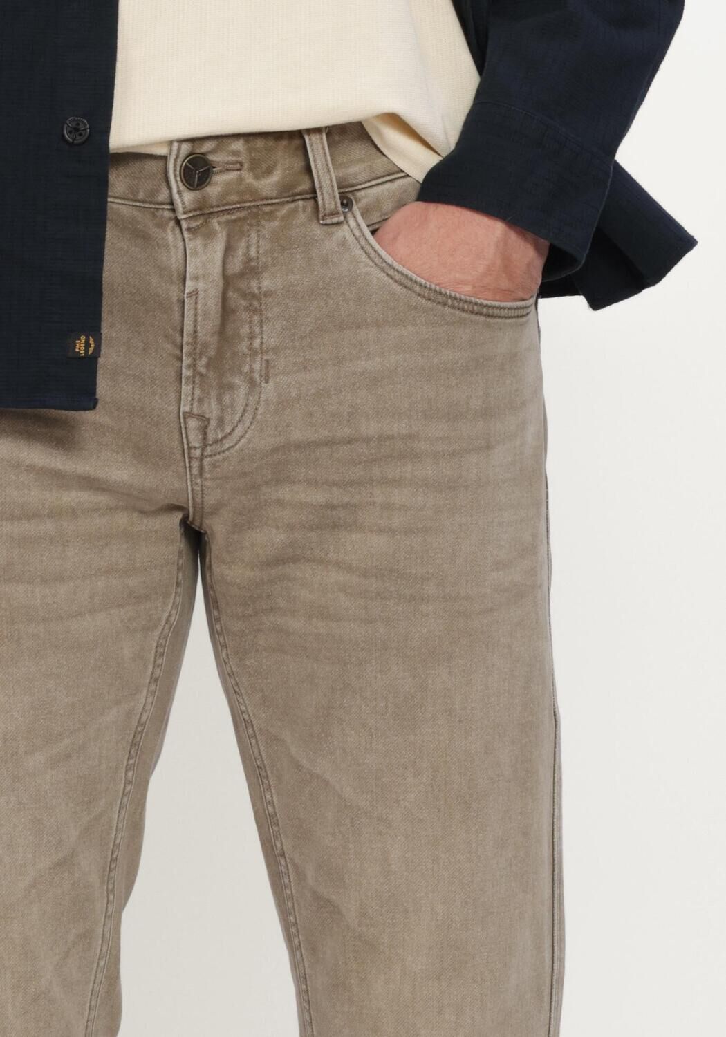 Sand PME LEGEND Straight leg jeans NIGHTFLIGHT WASHED SWEAT - large