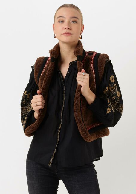 Braune ANTIK BATIK Gilet SABLI GILET - large