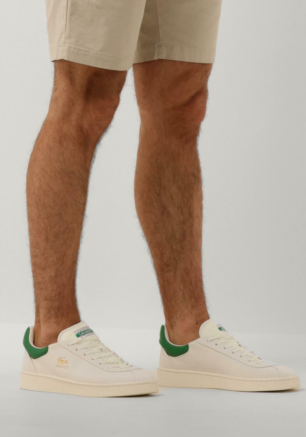 Wei&szlig;e LACOSTE Sneaker Low BASESHOT PREMIUM - large