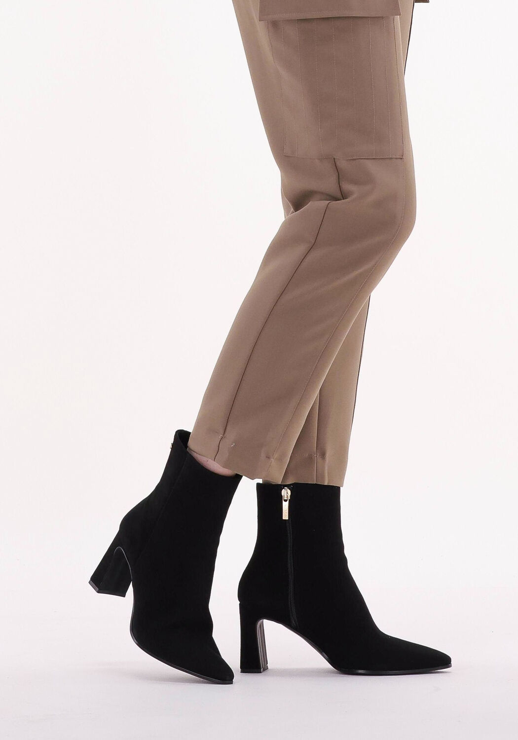 Schwarze NOTRE-V Stiefeletten 18739 - large