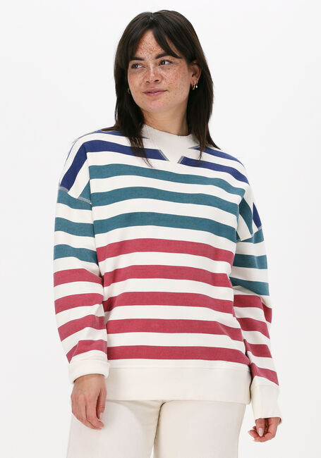 Mehrfarbige/Bunte LEON & HARPER Sweatshirt SUZI JC55 STRIPES - large