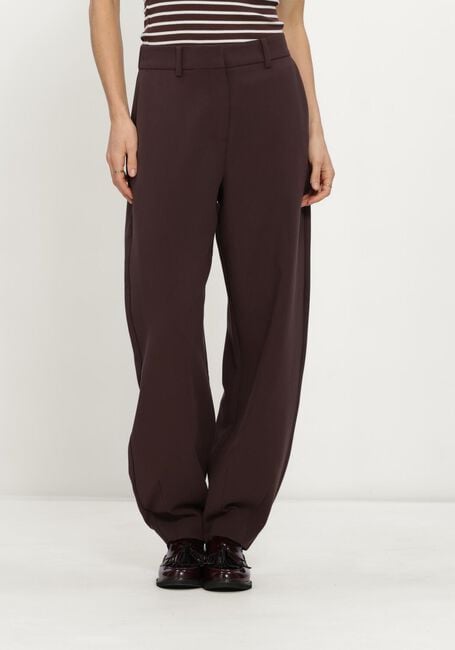 Braune MSCH COPENHAGEN Wide jeans MSCHMACY MICHELLE HW BARREL PANTS - large