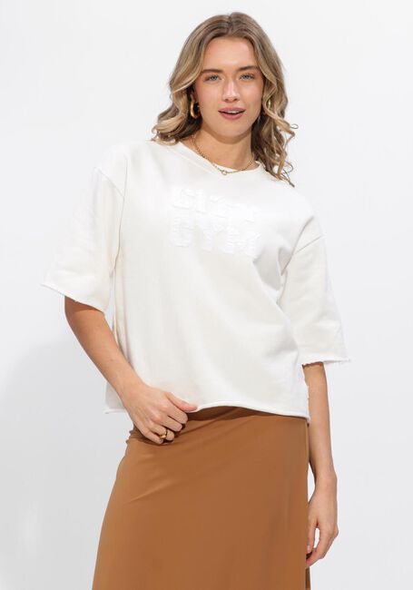 Beige PENN & INK Sweatshirt SWEATER PRINT - large