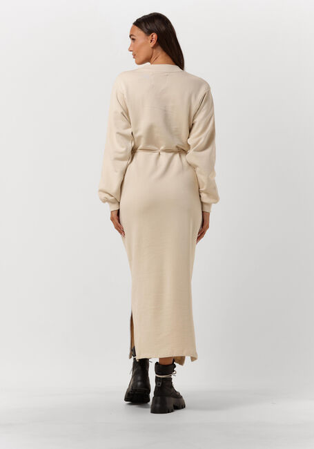 Beige ANOTHER LABEL Midikleid FJORDER DRESS L/S - large