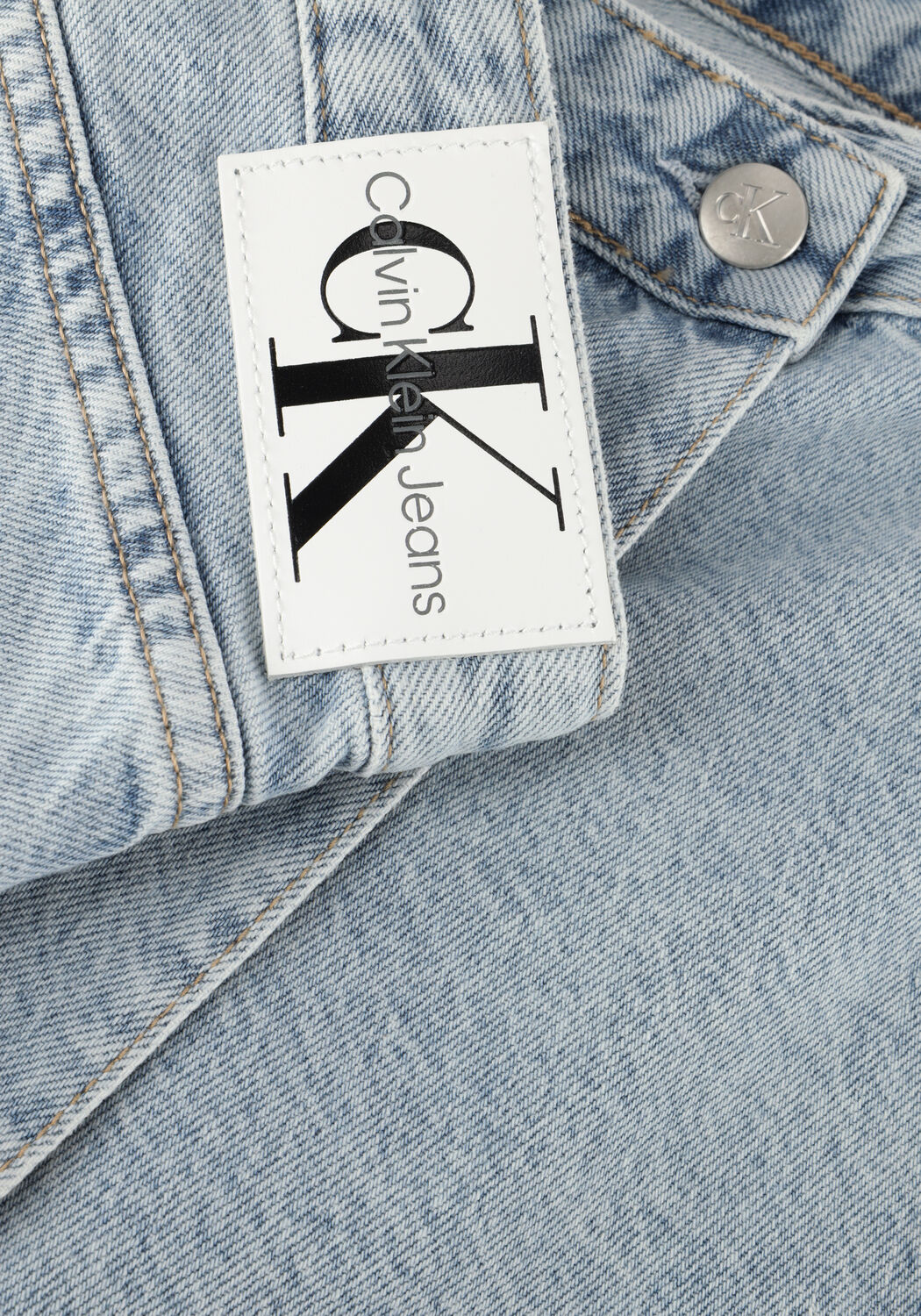 Blaue CALVIN KLEIN Kurze Hosen WRAP SKORT - large