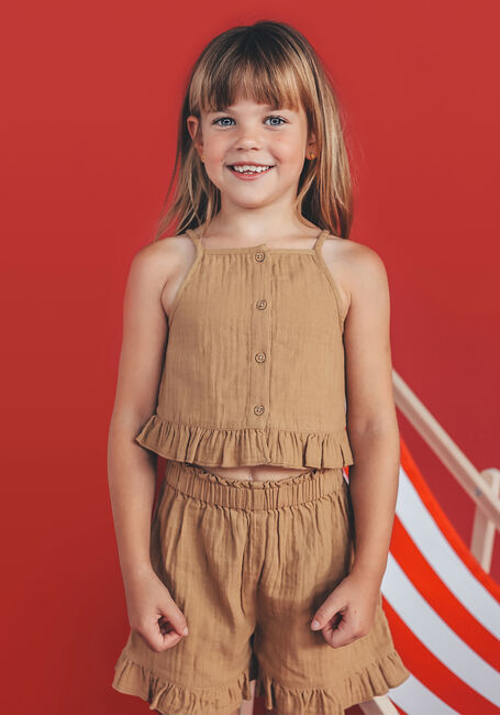 Braune YOUR WISHES Top JESSICA MUSLIN - large