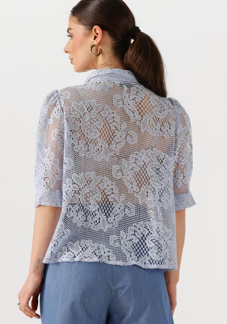 Hellblau LOLLYS LAUNDRY Blusen BONOLL SHIRT SS - large