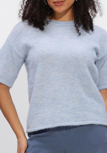 Hellblau SELECTED WOMEN Pullover SLFLULU 2/4 KNIT O-NECK - large