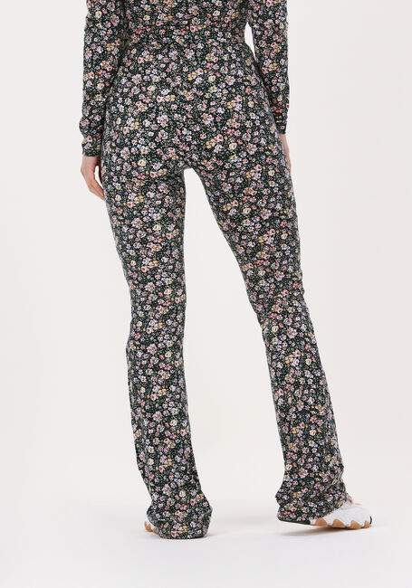 Mehrfarbige/Bunte COLOURFUL REBEL Schlaghose VINTAGE FLORAL PEACHED FLARE PANTS - large