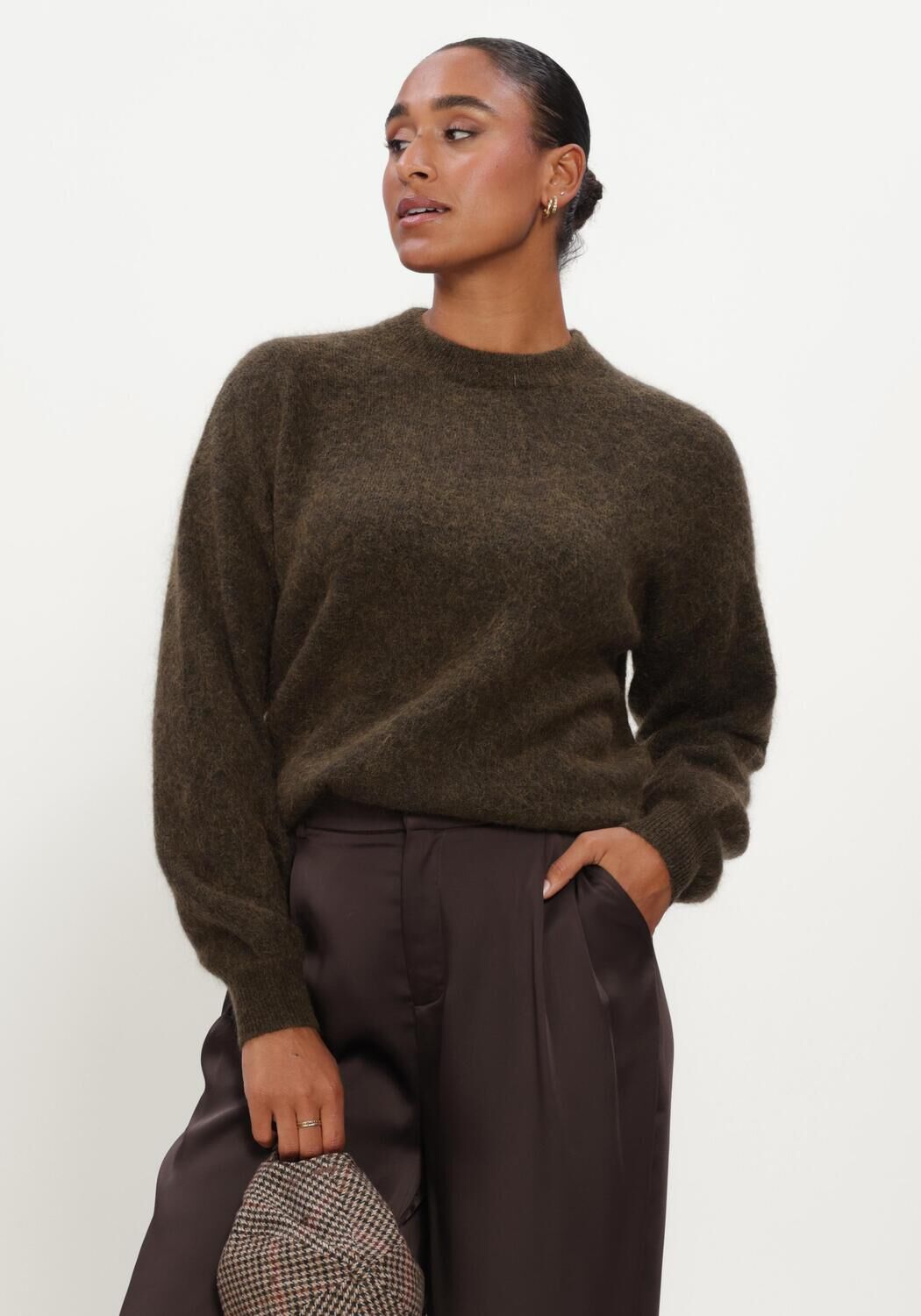 Braune TWNS Pullover HIGH-NECK PULLOVER, LONG SLEEVES - large