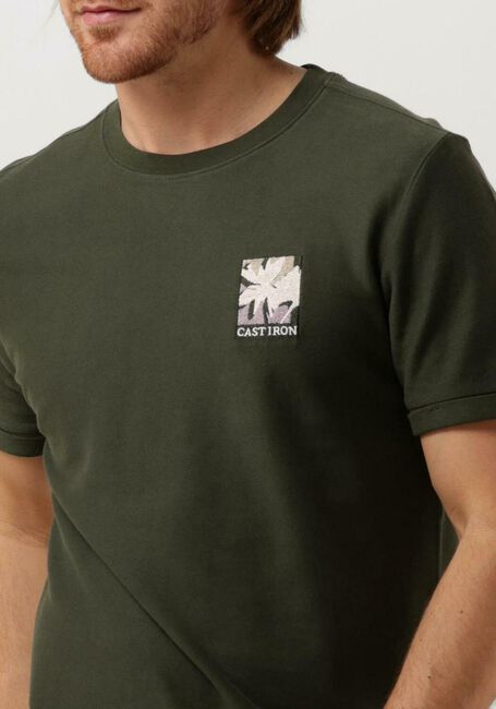 Grüne CAST IRON T-shirt SHORT SLEEVE R-NECK REGULAR FIT COTTON TWILL - large