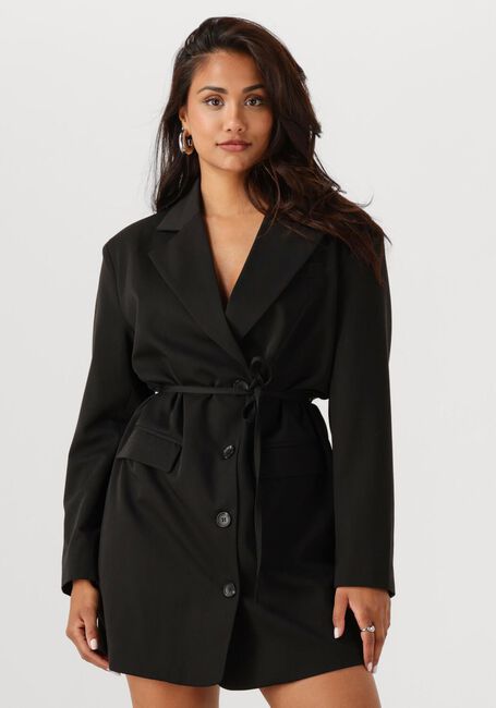 Schwarze ANOTHER LABEL Minikleid JILLI BLAZER DRESS L/S - large