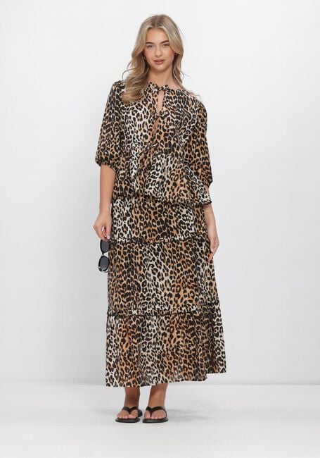 Mehrfarbige/Bunte WITHBLACK Tops & T-shirts WBLAMINA TIE FRONT PEP TOP - large