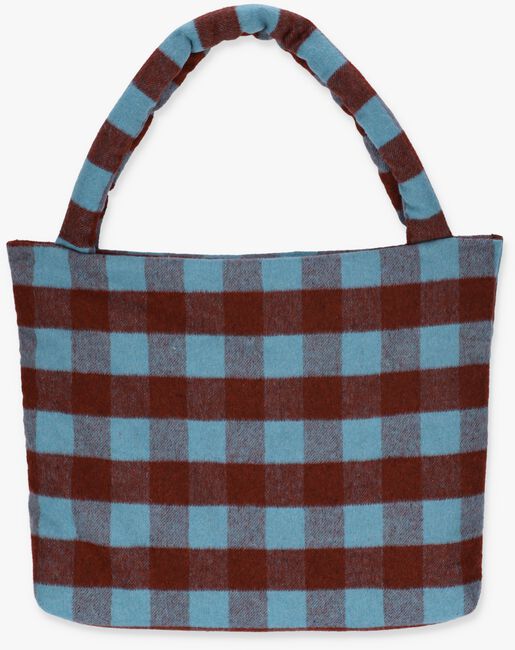 Rote STUDIO NOOS Shopper WOOL CHECKED MOM-BAG - large