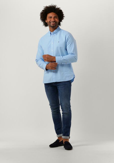 Hellblau TOMMY HILFIGER Casual-Oberhemd PIGMENT GARMENT DYE RF SHIRT - large