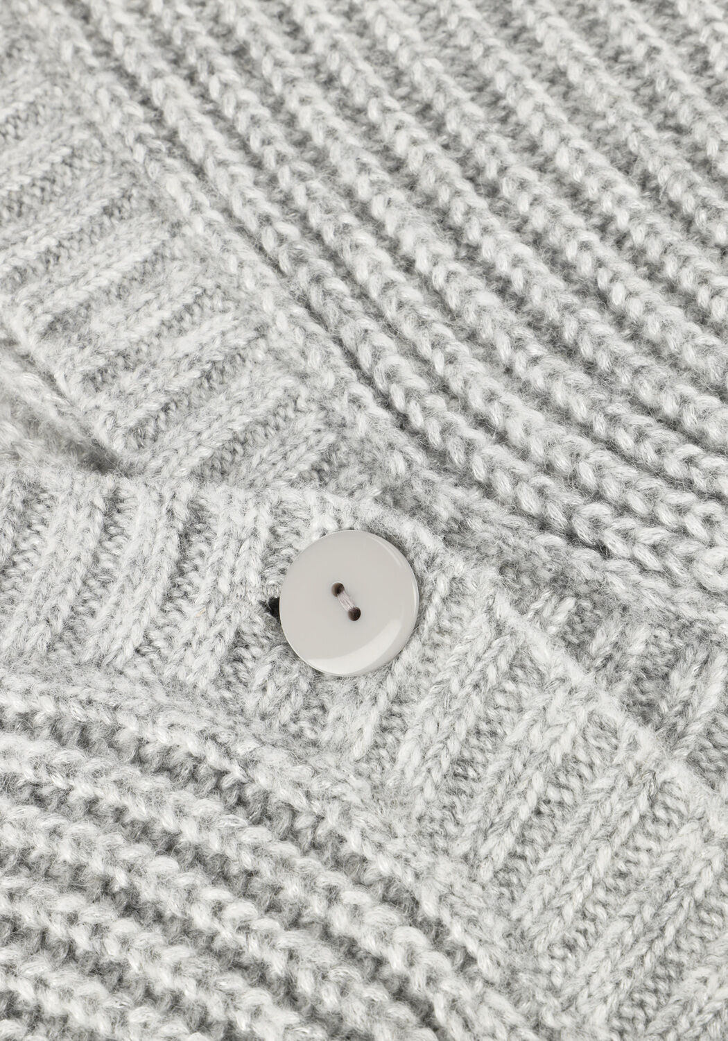 Graue NUKUS Strickjacke JOLIJN CARDIGAN - large