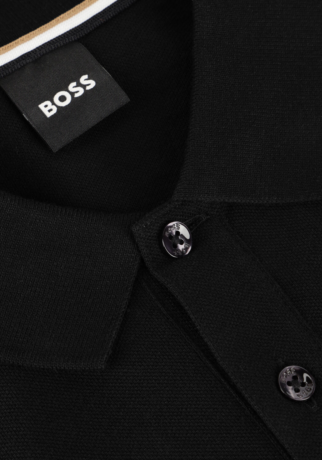 Schwarze BOSS BLACK Polo-Shirt PALLAS - large