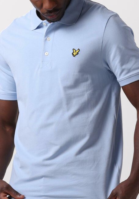 Hellblau LYLE & SCOTT Polo-Shirt PLAIN POLO SHIRT - large