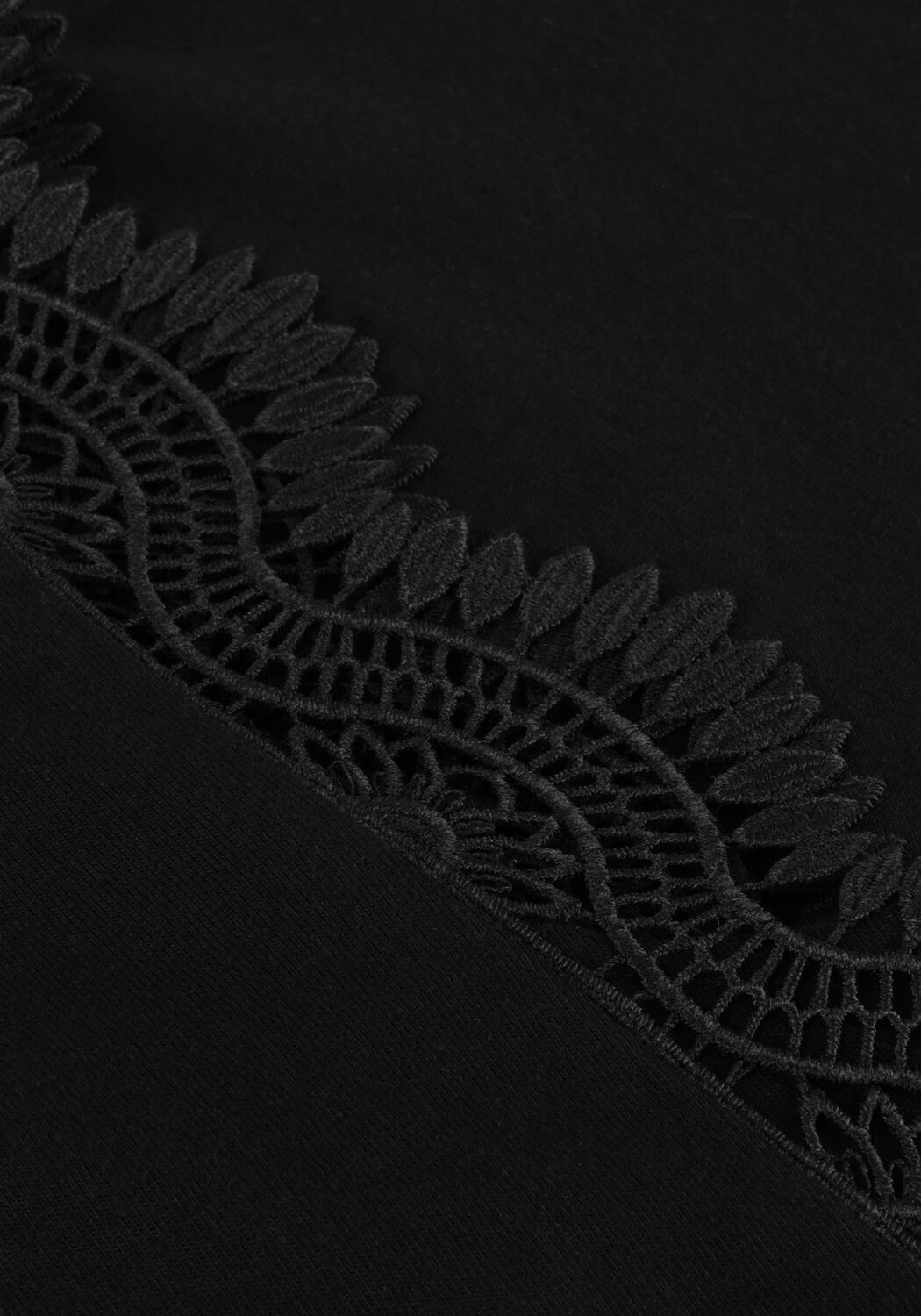 Schwarze AAIKO T-shirt CORA FANCY CO 144 - large