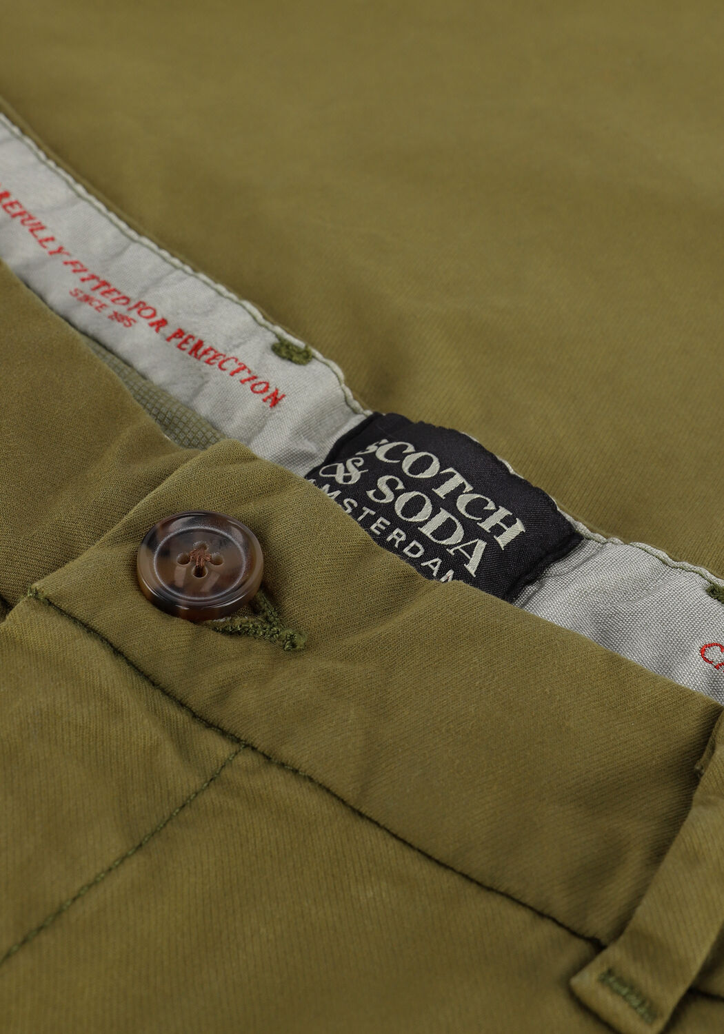 Gr&uuml;ne SCOTCH & SODA Kurze Hose STUART GARMENT-DYED PIMA COTTON-BLEND SHORT - large