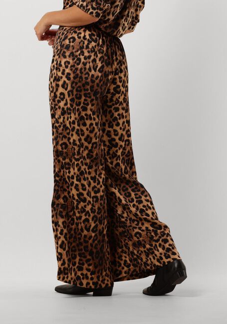 Braune NEO NOIR Weite Hose AVIE LEO PANTS - large