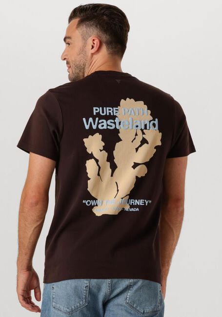 Braune PURE PATH T-shirt REGULAR FIT T-SHIRTS - large