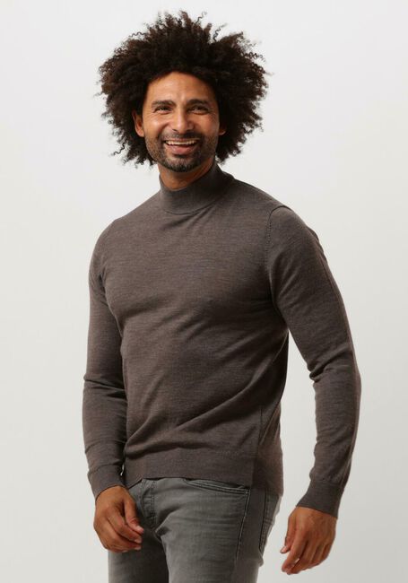 Taupe PROFUOMO Pullover PULLOVER MOCK - large