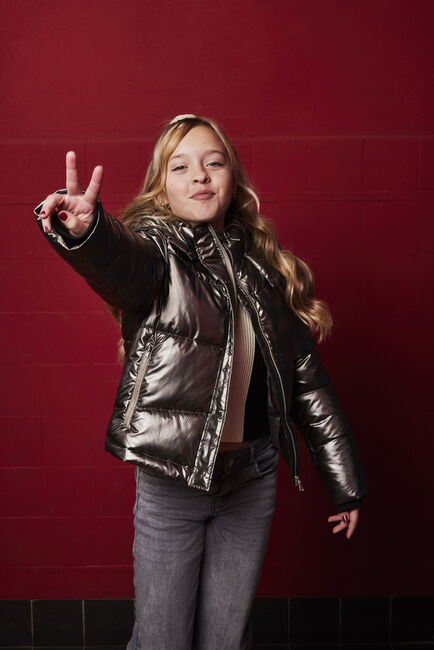 Metallisch INDIAN BLUE JEANS Jack METALLIC JACKET - large