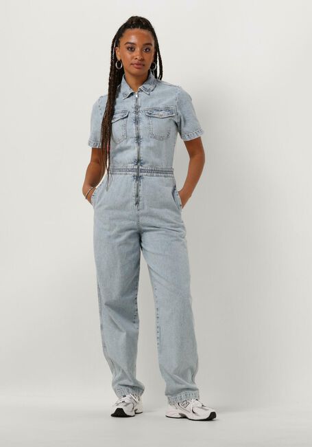 Blaue TOMMY JEANS Jumpsuit BOILER SUIT FLAG - large