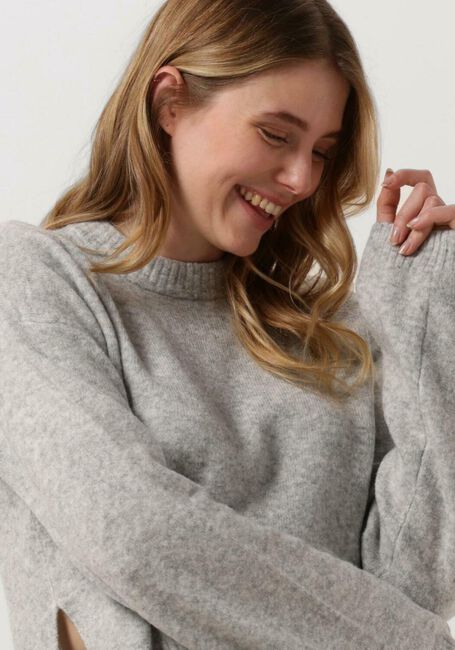 Graue CALVIN KLEIN Pullover FLUFFY WIDE OPEN SLEEVES SWEATER - large