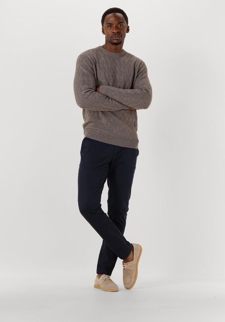 Taupe GENTILUOMO Pullover ROUND LS - large