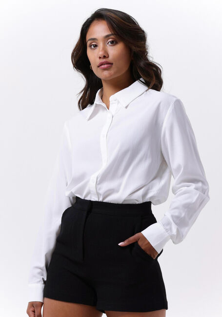 Ecru NA-KD Blusen SHEER BASIC SHIRT - large