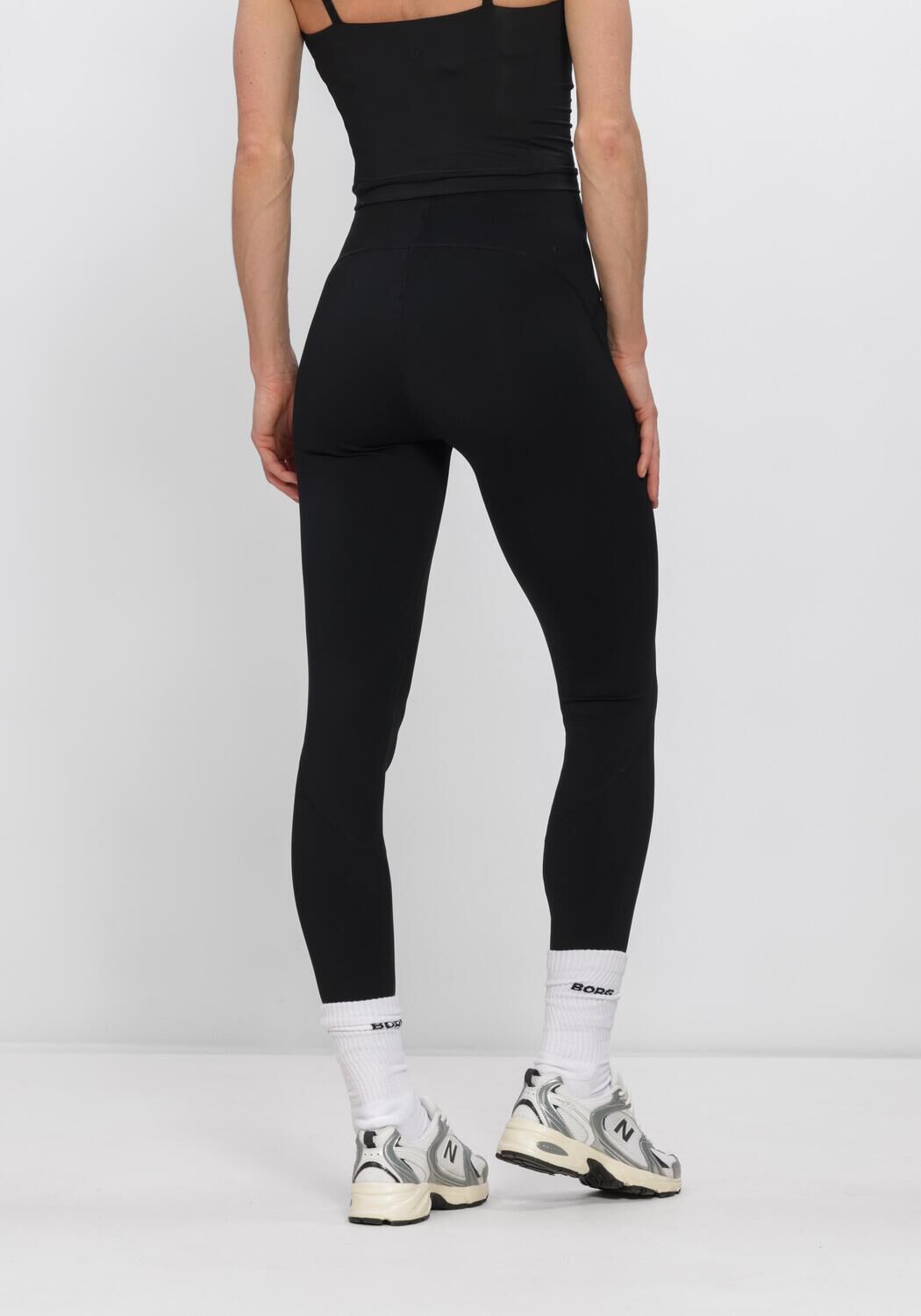 Schwarze BJORN BORG Hosen BORG SLEEK TIGHTS - large